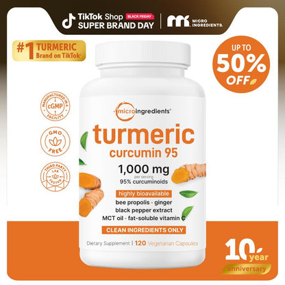 Turmeric Curcumina Micro Ingredientes + Ebook digital y Obsequio gratis